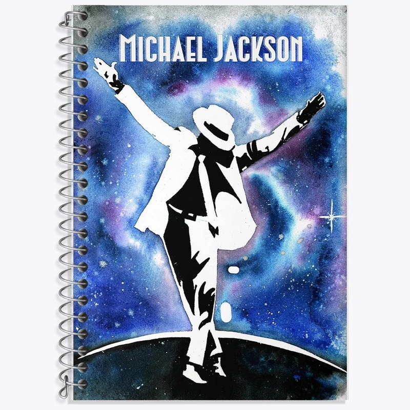 دفتر لغت 50 برگ خندالو طرح مایکل جکسون (Michael Jackson) کد F11451