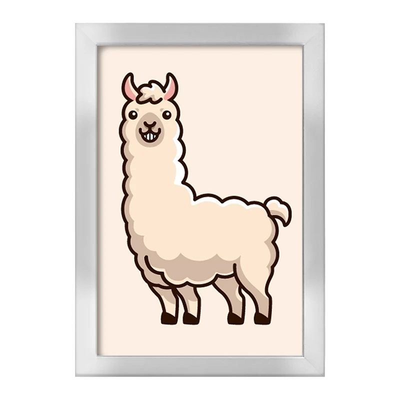 تابلو خندالو طرح حیوانات بامزه لاما کد 28205