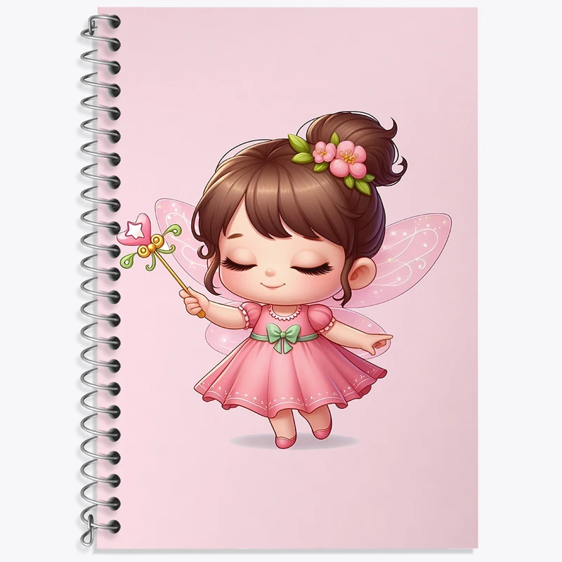 دفتر نت موسیقی 50 برگ خندالو طرح دخترانه کیوت کد F3615