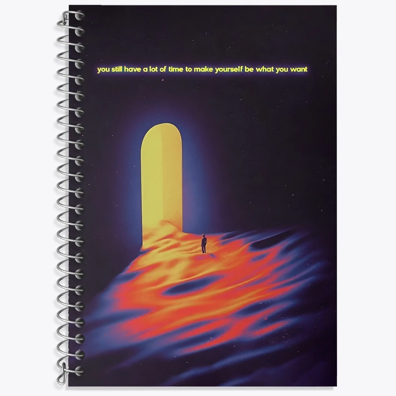 دفتر زبان 50 برگ خندالو مدل سه خط طرح مفهومی کد F4071