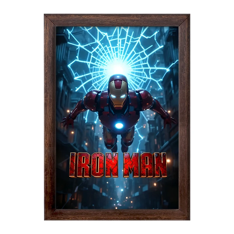 تابلو خندالو طرح مرد آهنی مارول (Marvel) کد F12643