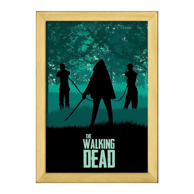 تابلو خندالو طرح سریال مردگان متحرک The Walking Dead  کد 10183