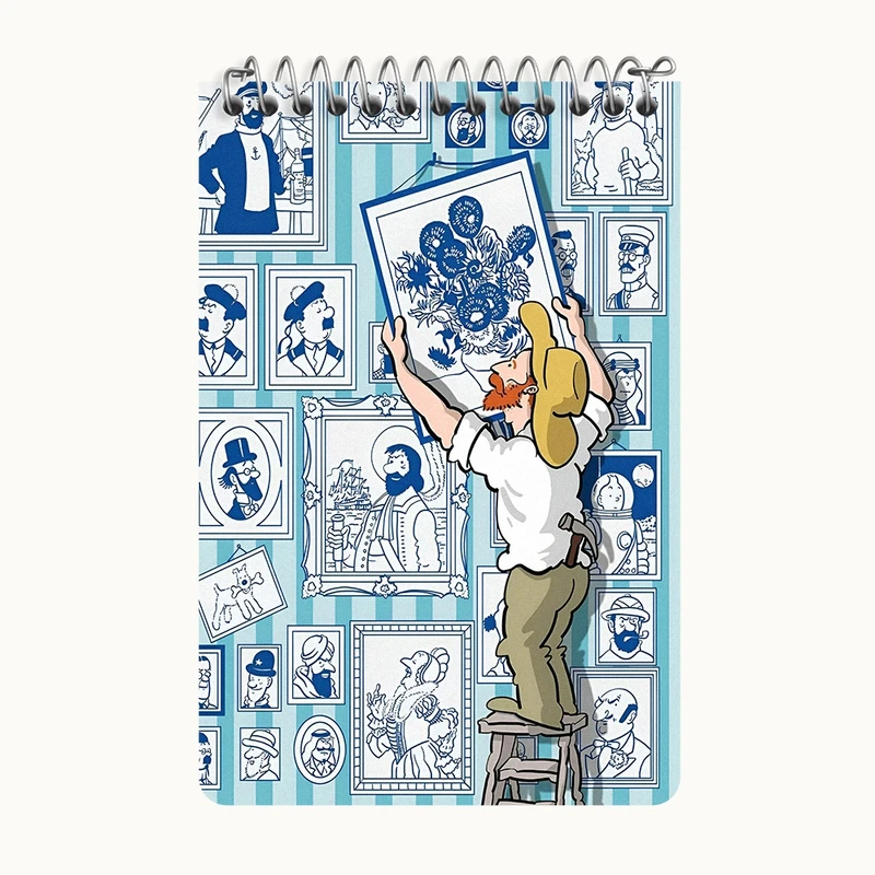 دفتر یادداشت 50 برگ خندالو طرح ونسان ونگوگ کد F6493