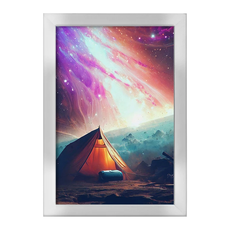 تابلو خندالو طرح کمپینگ (Camping) کد F1167