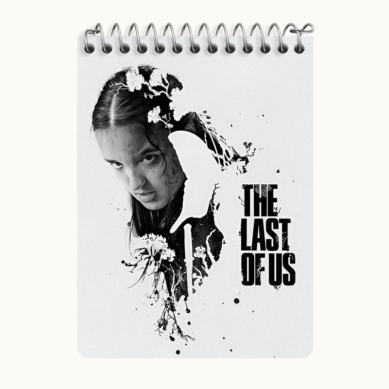 دفتر یادداشت 50 برگ خندالو طرح (The Last Of Us) آخرین بازمانده از ما کد N9306