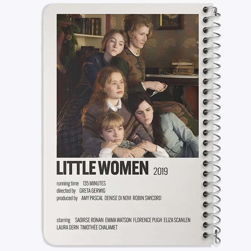 دفتر یادداشت 50 برگ خندالو طرح زنان کوچک (Little Women) کد F13289