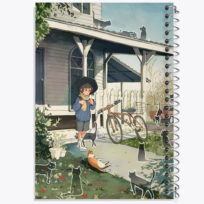 دفتر طراحی 50 برگ خندالو طرح دخترانه کد N8001