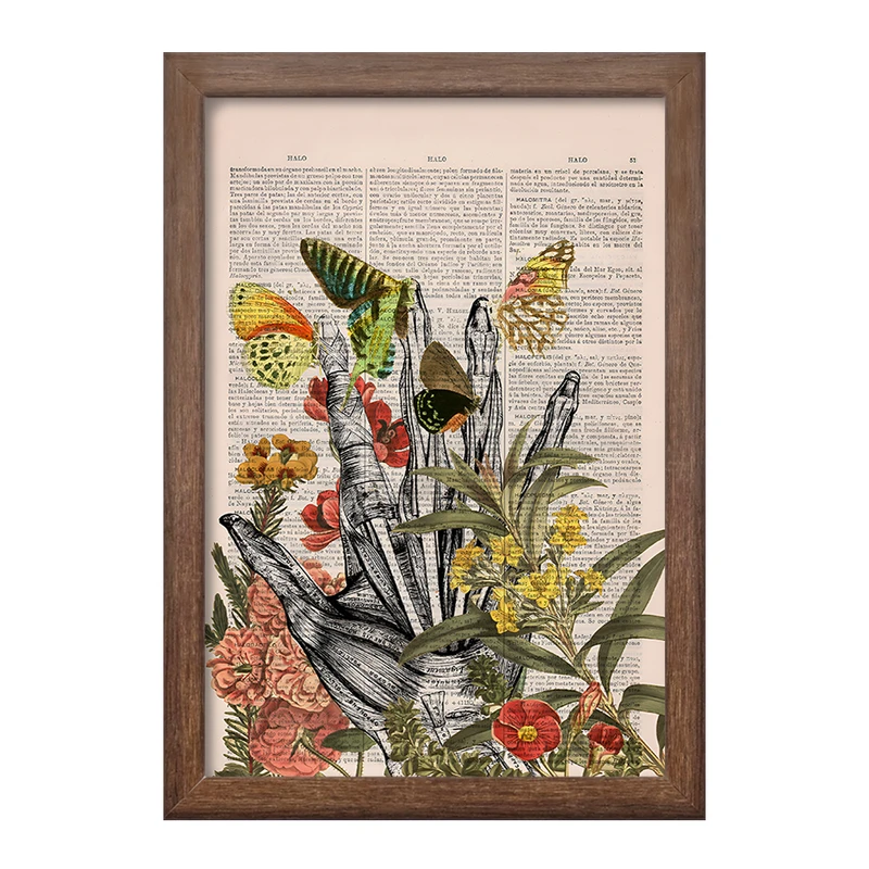 تابلو خندالو طرح آناتومی دست (Hand Anatomy) کد F14037