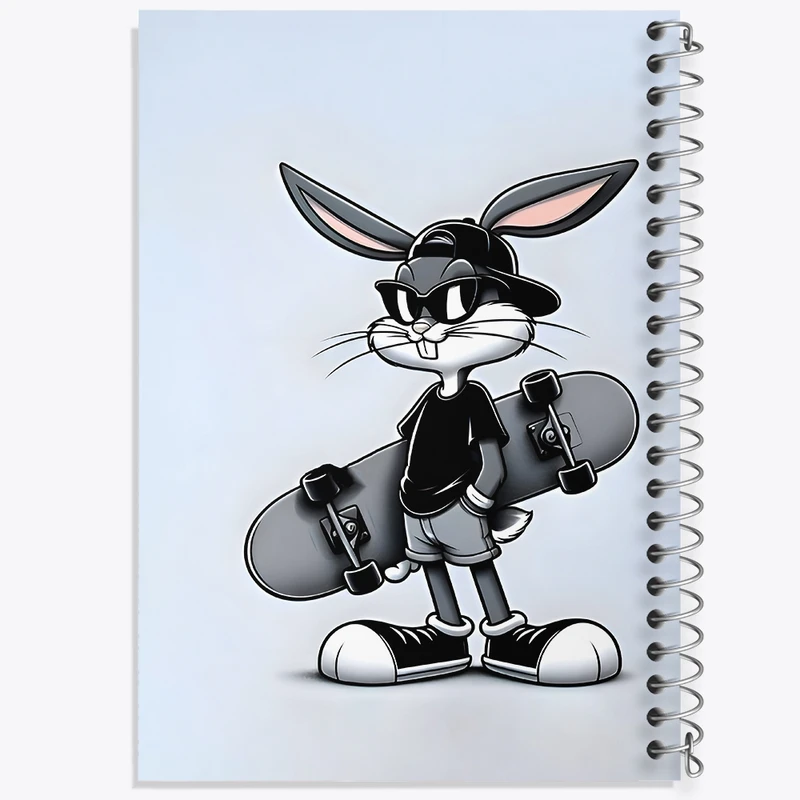 دفتر لیست خرید 50 برگ خندالو طرح باگز بانی کد F9291