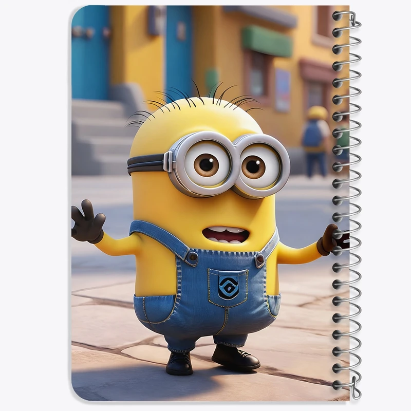دفتر یادداشت 50 برگ خندالو طرح مینیون ها (Minions) کد F6096