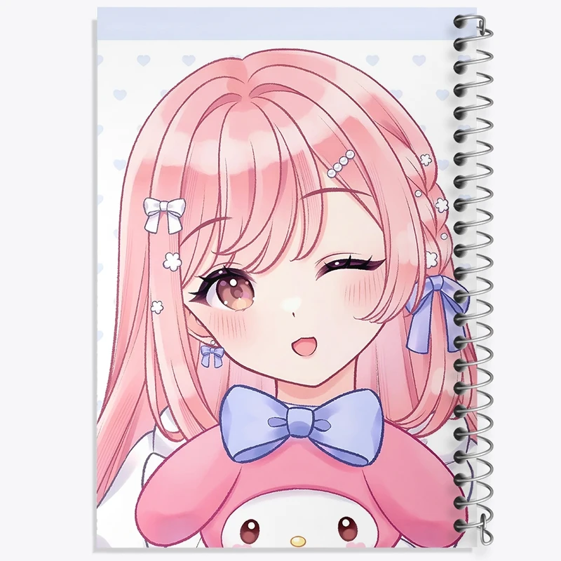 دفتر لیست خرید 50 برگ خندالو طرح مای ملودی (My Melody) کد N9093