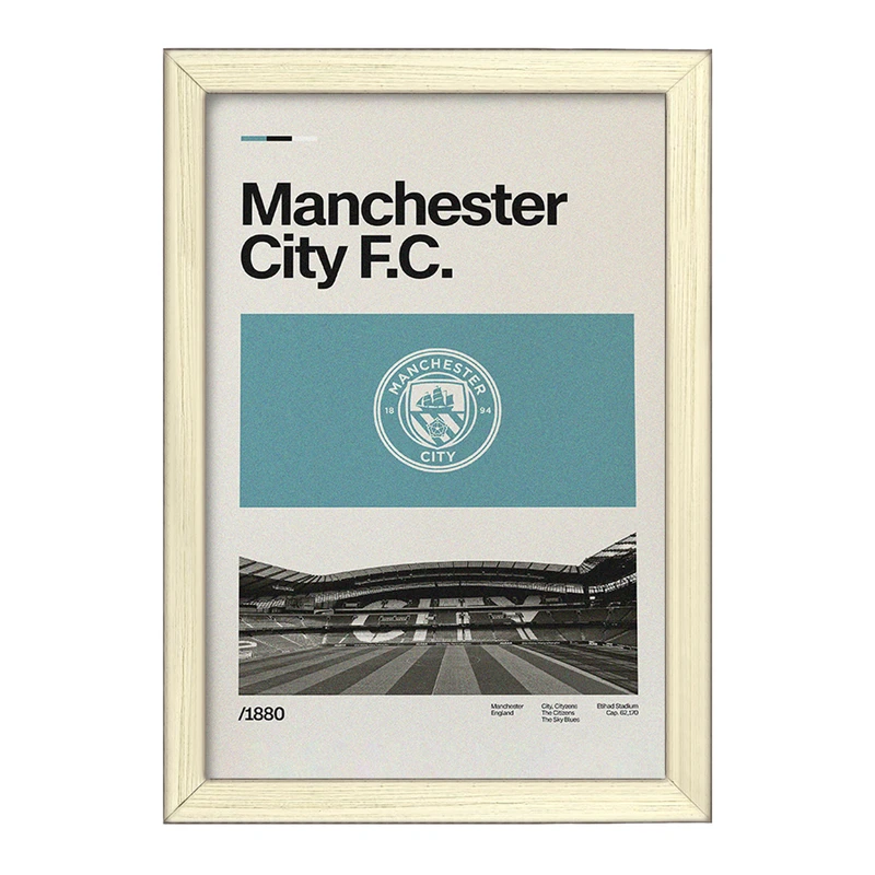 تابلو خندالو طرح منچستر سیتی (Manchester City) کد F13881