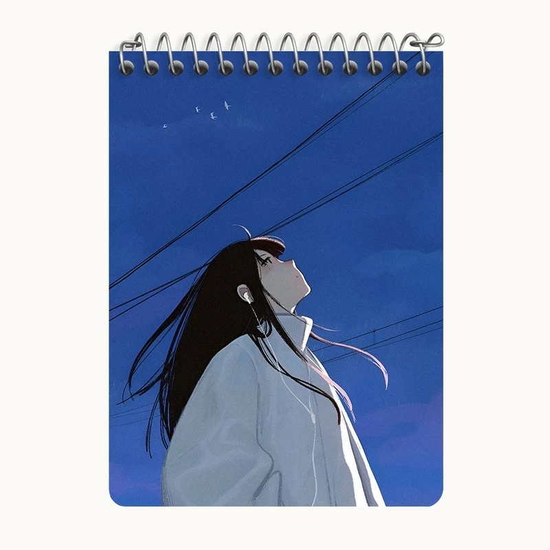 دفتر یادداشت 50 برگ خندالو طرح دخترانه کد N7274