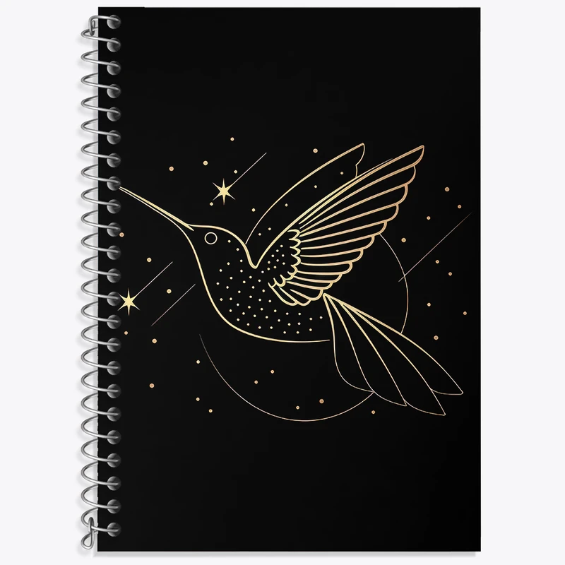 دفتر نت موسیقی 50 برگ خندالو طرح پرنده مینیمال کد F3089