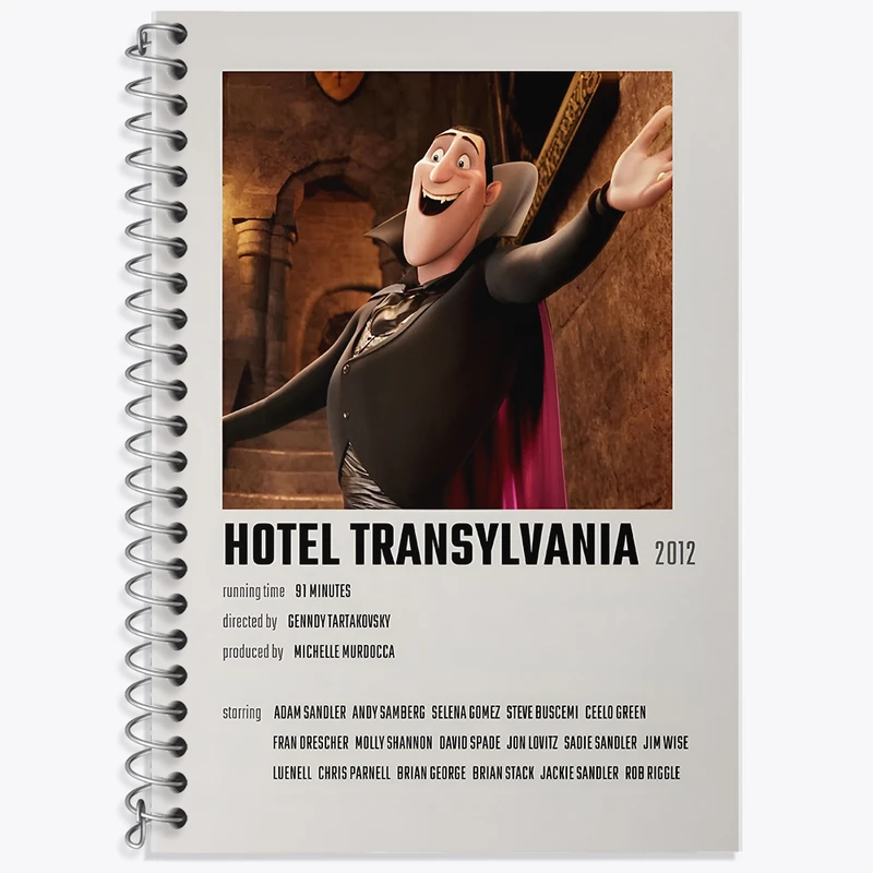 دفتر نت موسیقی 50 برگ خندالو طرح هتل ترانسیلوانیا (Hotel Transylvania) کد F13433