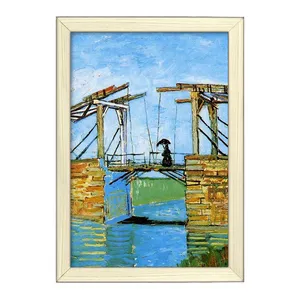 تابلو خندالو طرح نقاشی پل لنگوئیس در ارل اثر ونسان ونگوگ کد 25462