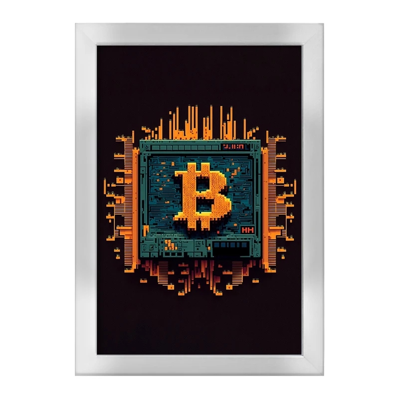 تابلو خندالو طرح بیت کوین (Bitcoin) کد F1616