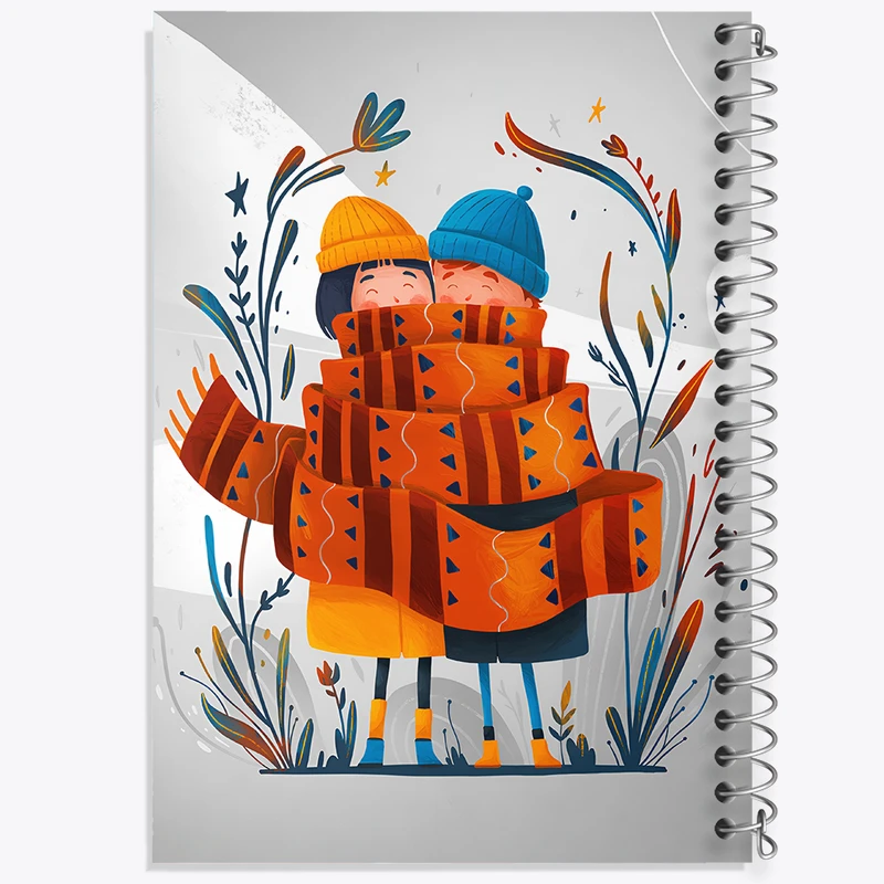 دفتر نقاشی 50 برگ خندالو طرح عاشقانه کد F4898