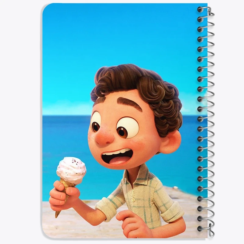 دفتر یادداشت 50 برگ خندالو طرح انیمیشن لوکا Luca کد 4528