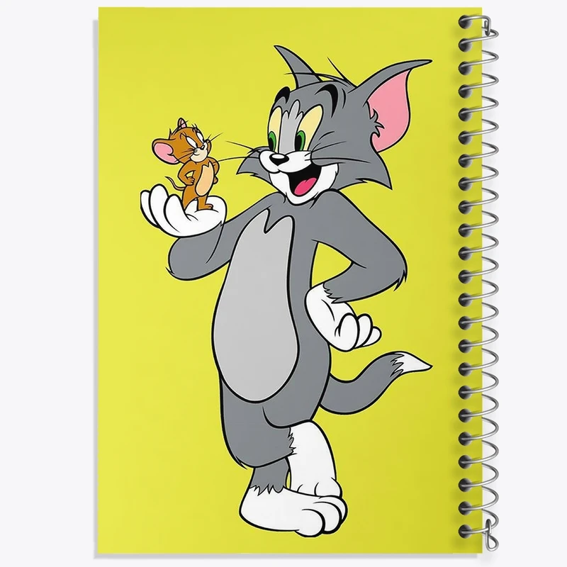 دفتر طراحی 50 برگ خندالو طرح تام و جری Tom And Jerry  کد 10730