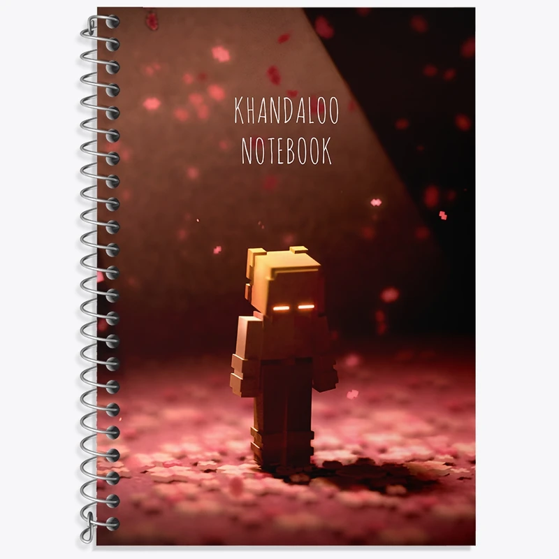 دفتر لغت 50 برگ خندالو طرح بازی ماینکرافت (Minecraft) کد N8744