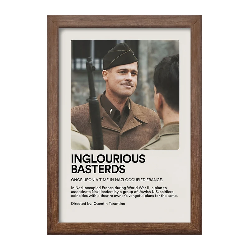 تابلو خندالو طرح Inglourious Basterds کد F12947