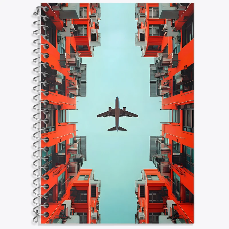 دفتر نت موسیقی 50 برگ خندالو طرح هواپیما کد F9178