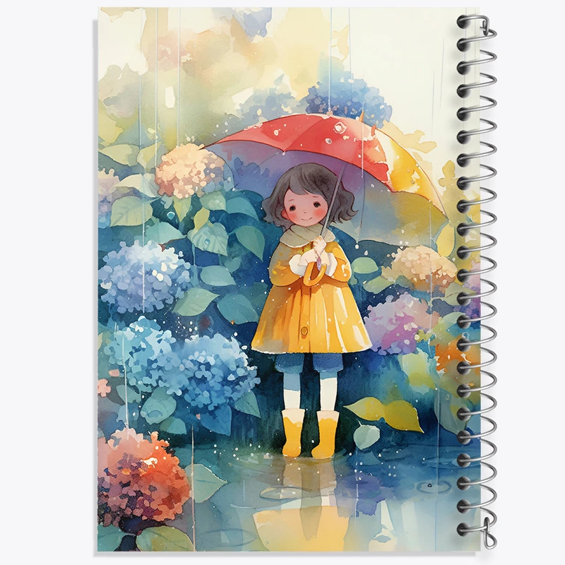 دفتر مشق 100 برگ خندالو طرح دخترانه کد F9214