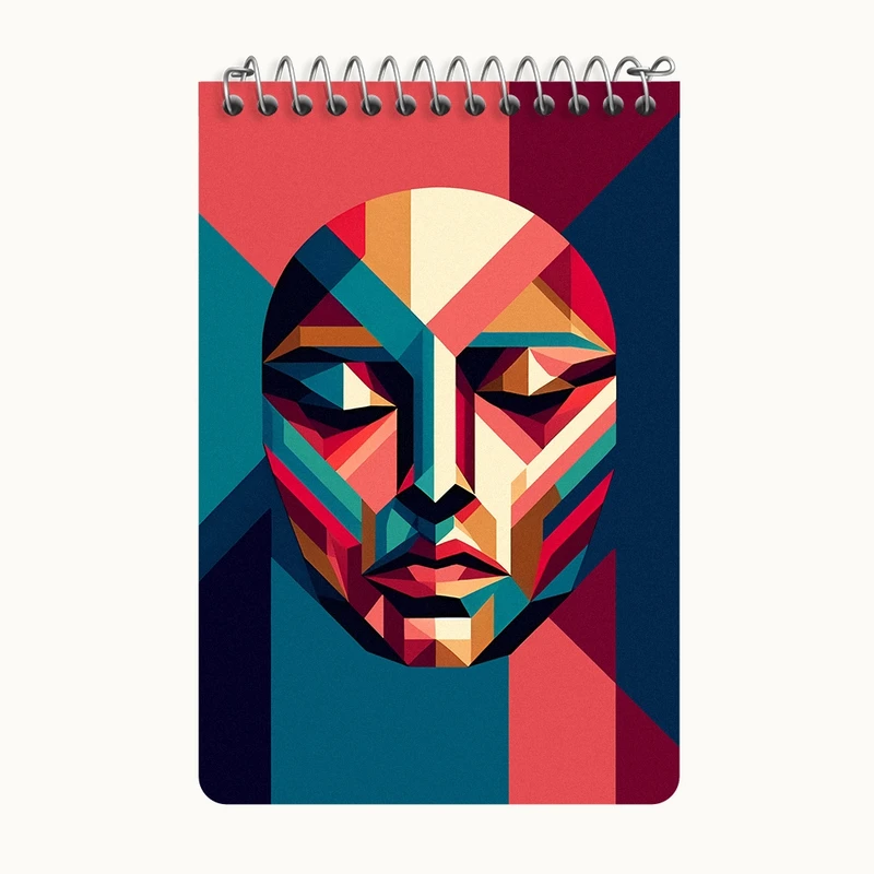 دفتر یادداشت 50 برگ خندالو طرح صورتک کد F7998