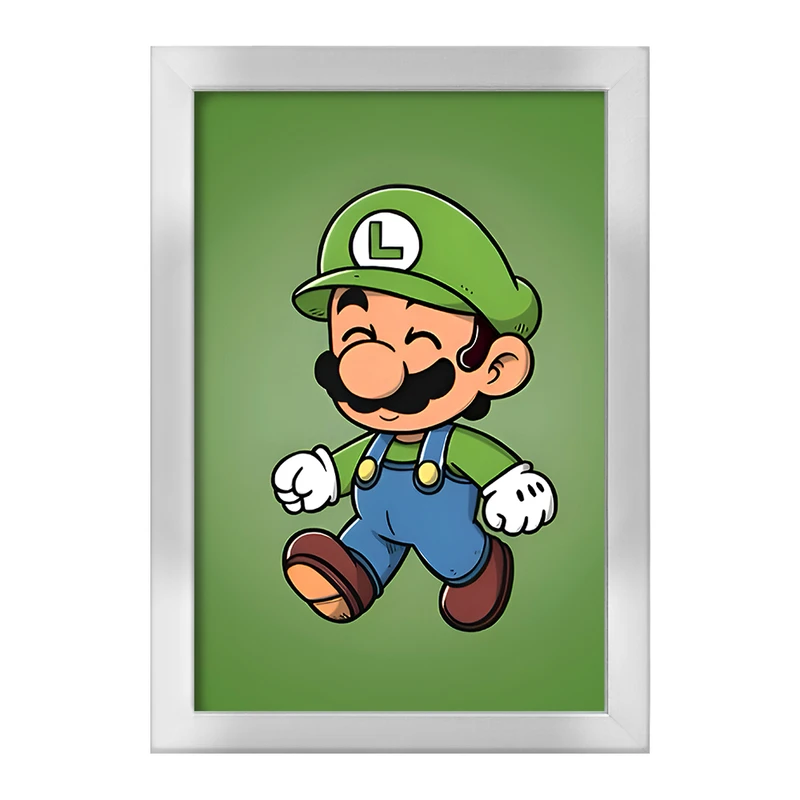 تابلو خندالو طرح لوئیجی سوپر ماریو (Super Mario) کد F9425