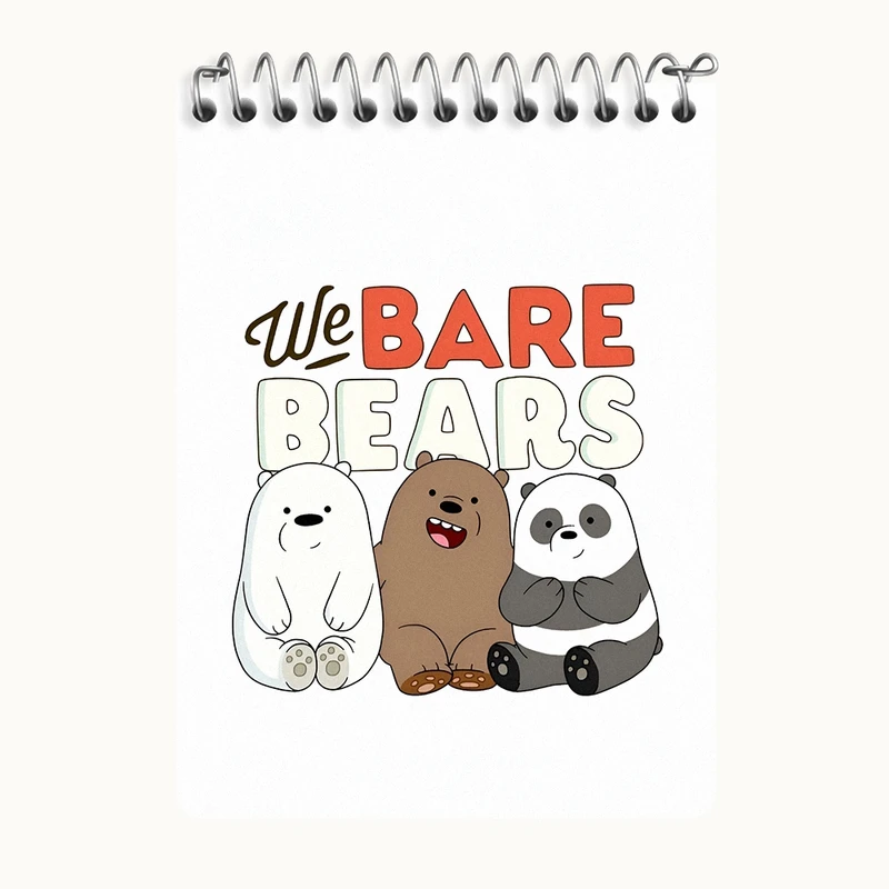 دفتر یادداشت 50 برگ خندالو طرح سه خرس کله پوک کد N4026