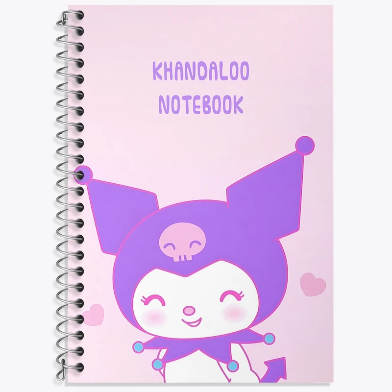 دفتر لغت 50 برگ خندالو طرح کرومی (Kuromi) کد N8994