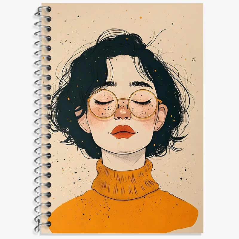 دفتر لغت 50 برگ خندالو طرح دخترانه فانتزی کد N8434