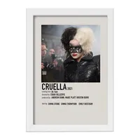تابلو خندالو طرح کروئلا (Cruella) کد F13277