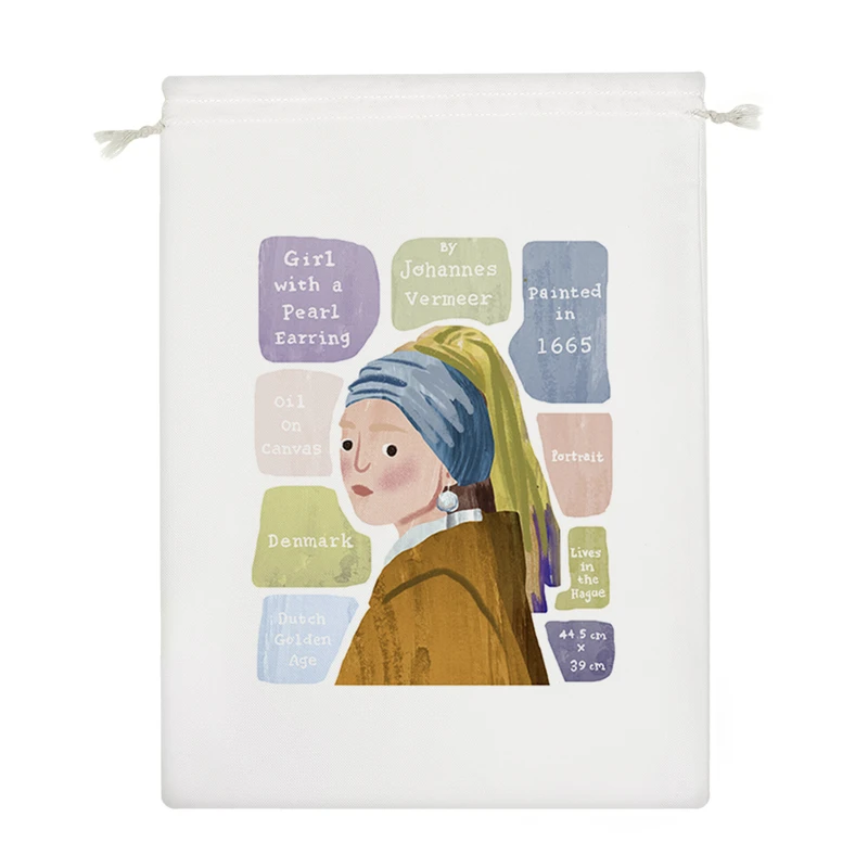 نظم دهنده خندالو مدل دختری با گوشواره مروارید کد H1067