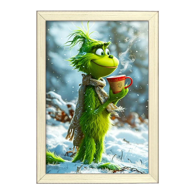 تابلو خندالو طرح گرینچ (The Grinch) کد F5872