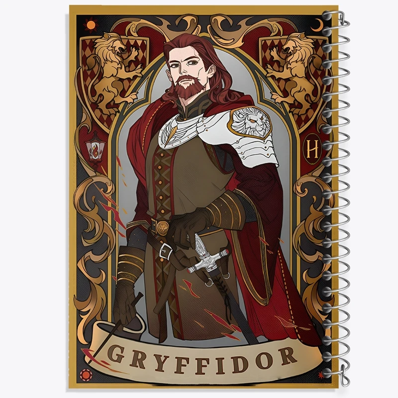 دفتر طراحی 50 برگ خندالو طرح گریفیندور هری پاتر (Harry Potter) کد N2433