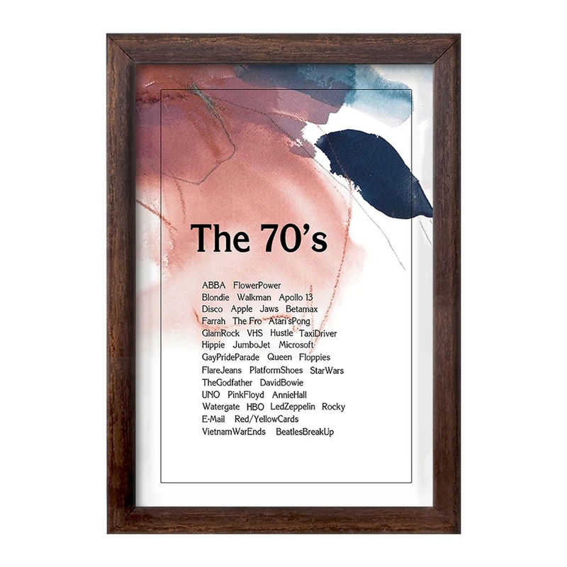 تابلو خندالو طرح دهه 70 کد F11483