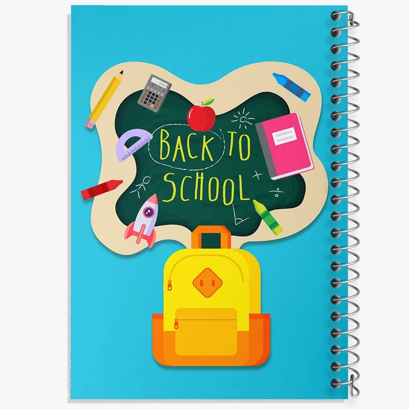 دفتر طراحی 50 برگ خندالو طرح بازگشت به مدرسه کد 30041