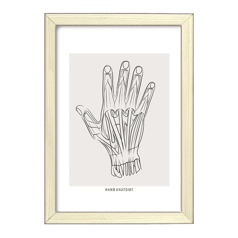 تابلو خندالو طرح آناتومی دست (Hand Anatomy) کد F13923