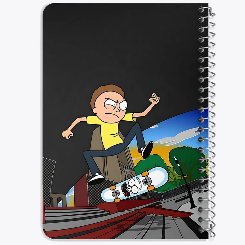 دفتر یادداشت 50 برگ خندالو طرح ریک و مورتی (Rick and Morty) کد F4928