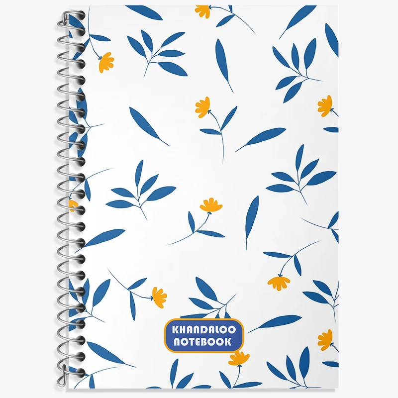 دفتر نت موسیقی 50 برگ خندالو طرح پترن گل گلی کد N6093