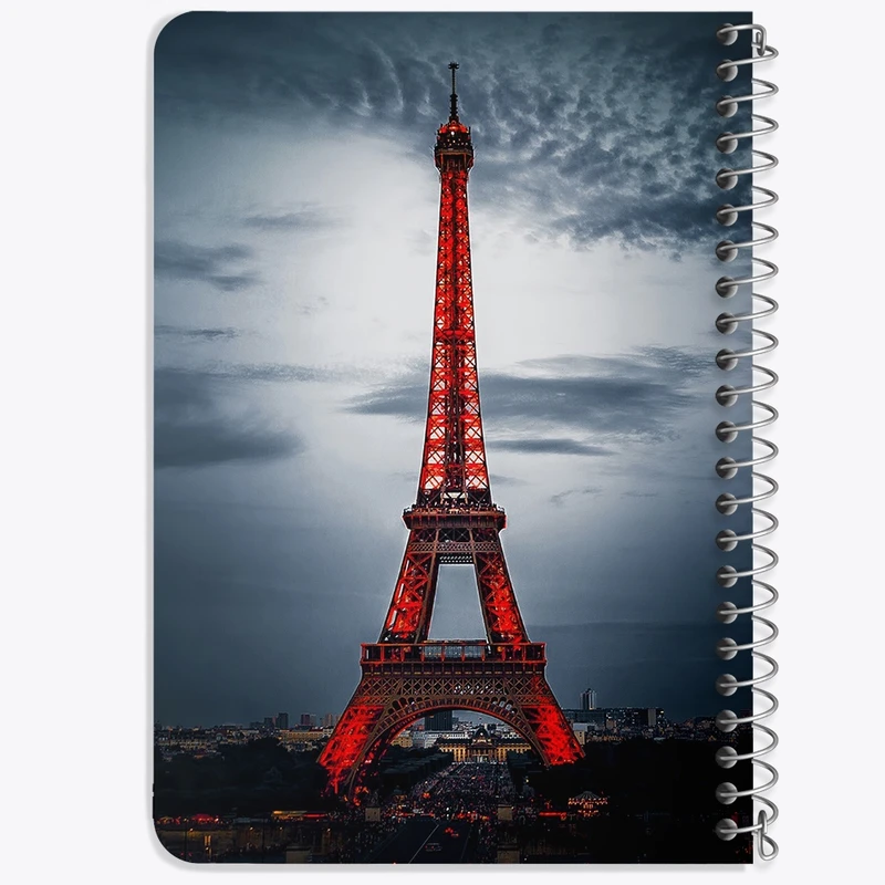 دفتر یادداشت 50 برگ خندالو طرح برج ایفل کد 20764