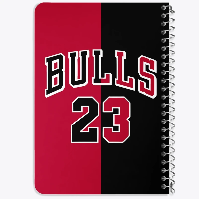 دفتر یادداشت 50 برگ خندالو طرح شیکاگو بولز (Chicago Bulls) کد F6941
