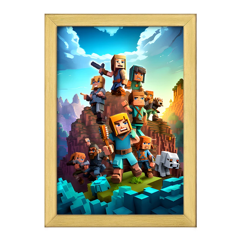 تابلو خندالو طرح ماینکرافت (Minecraft) کد F3516