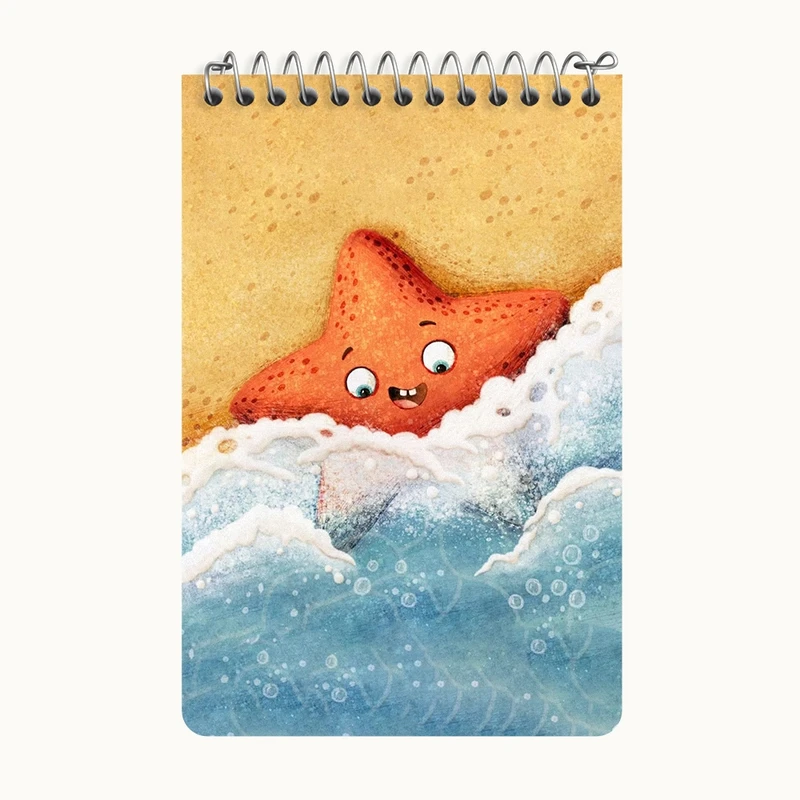 دفتر یادداشت 50 برگ خندالو طرح nan کد F6259