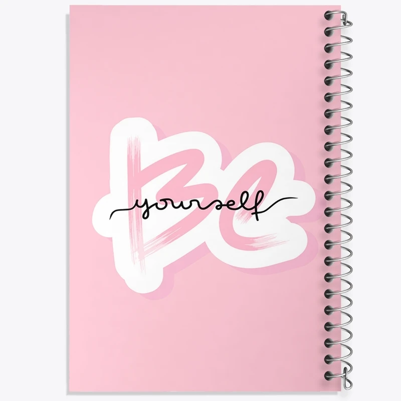 دفتر طراحی 50 برگ خندالو طرح Be Yourself کد F1048