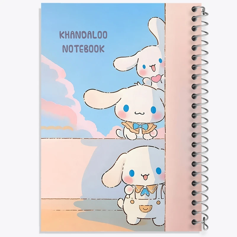 دفتر ژورنال نویسی 50 برگ خندالو مدل نقطه ای طرح سینامورول کرومی کد N9108