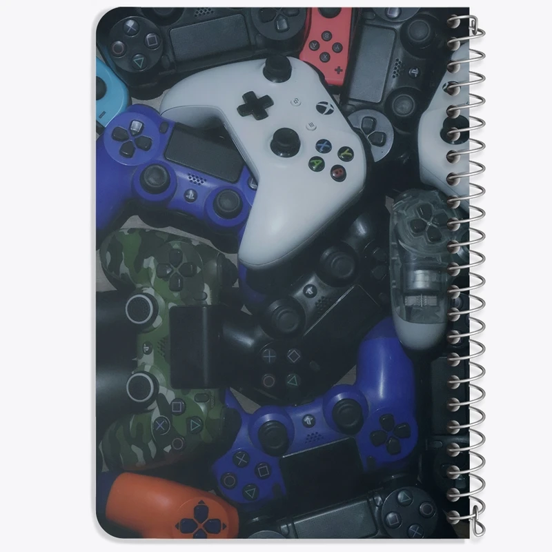دفتر یادداشت 50 برگ خندالو طرح گیمر (Gamer) کد F260