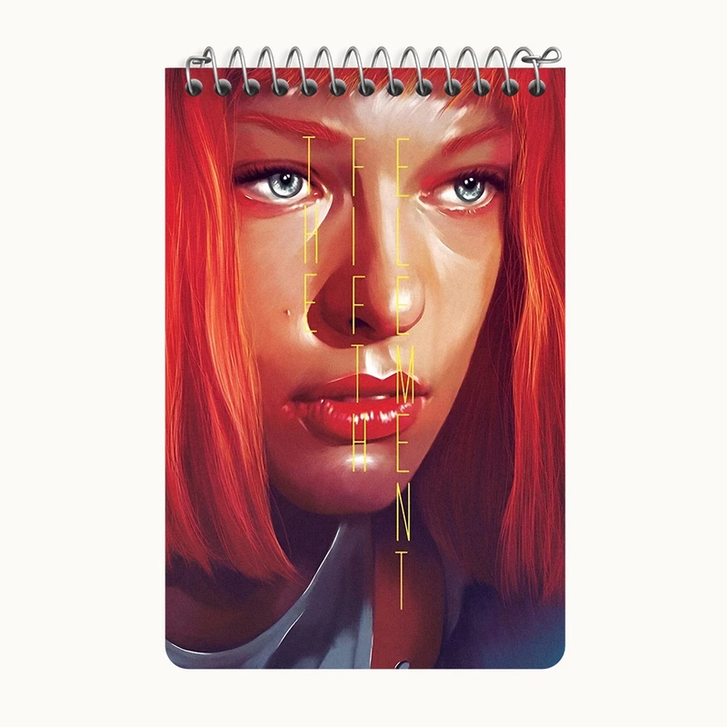 دفتر یادداشت 50 برگ خندالو طرح عنصر پنجم (The Fifth Element) کد F13554